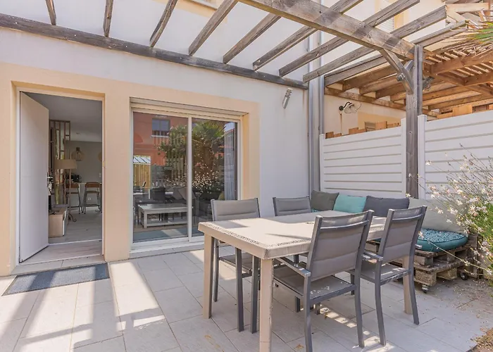 Maison Mitoyenne Près De L'océan à - 6 Couchages, Terrasse, Parking - Fr-1-521-121 Biscarrosse-Plage